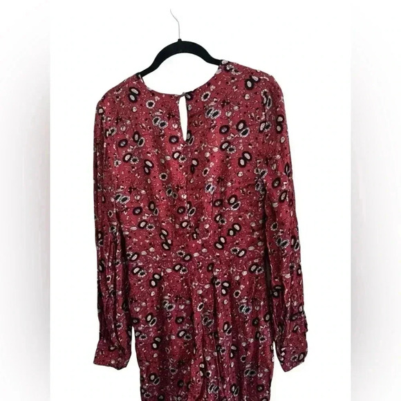 Free People Some Like It Hot Jumpsuit in Rust Combo Size 2 - Picture 11 of 16